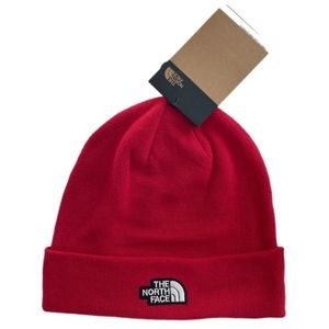 NEW! The North Face Beanie Dock Worker Recycled Red NWT